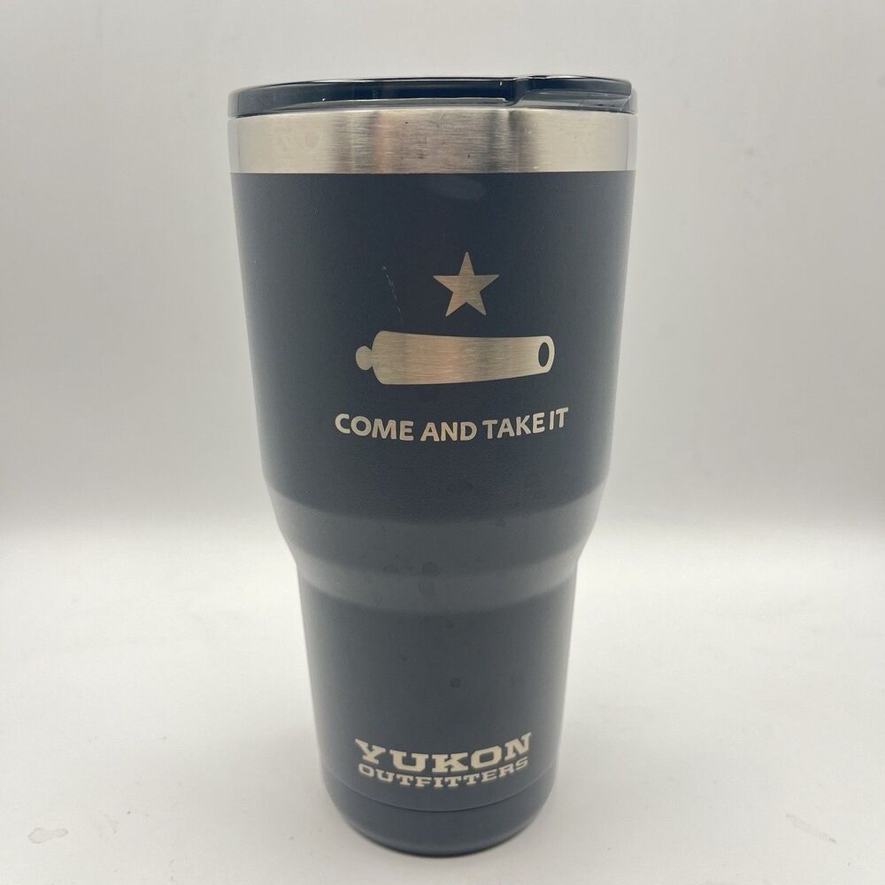 Yukon Outfitters 20 oz Stainless "Come And Take It" Gray Tumbler